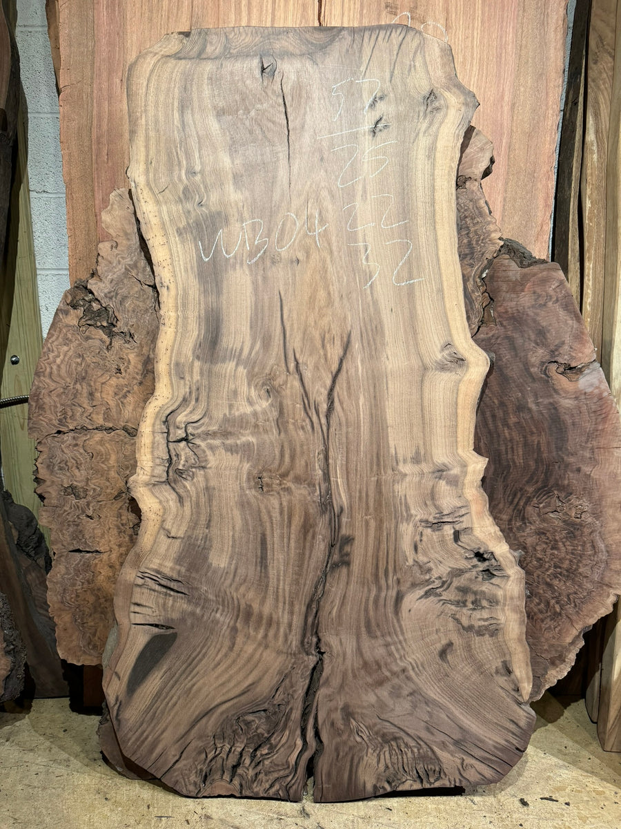 Solid Burl Wood 47"x22-32" | Rectangular Burl Wood | Live Edge Burl Wo ...