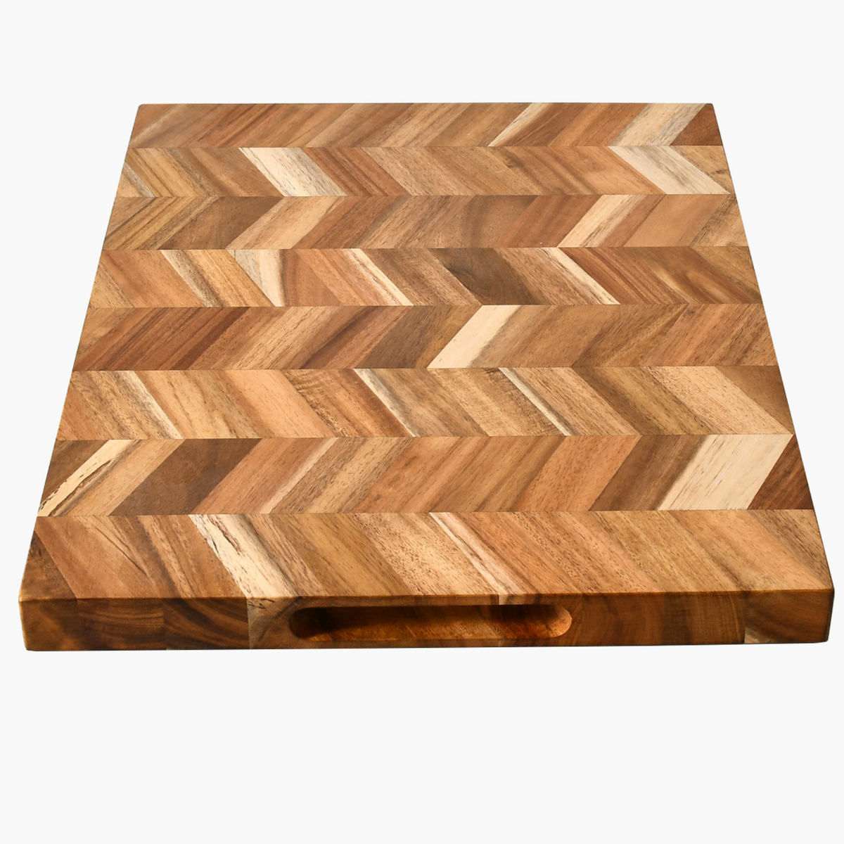 Herringbone Cutting and Carving Board Large, Meal Prep Board, Charcute