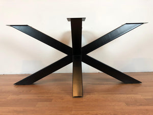 Palm metal dining table base 50"