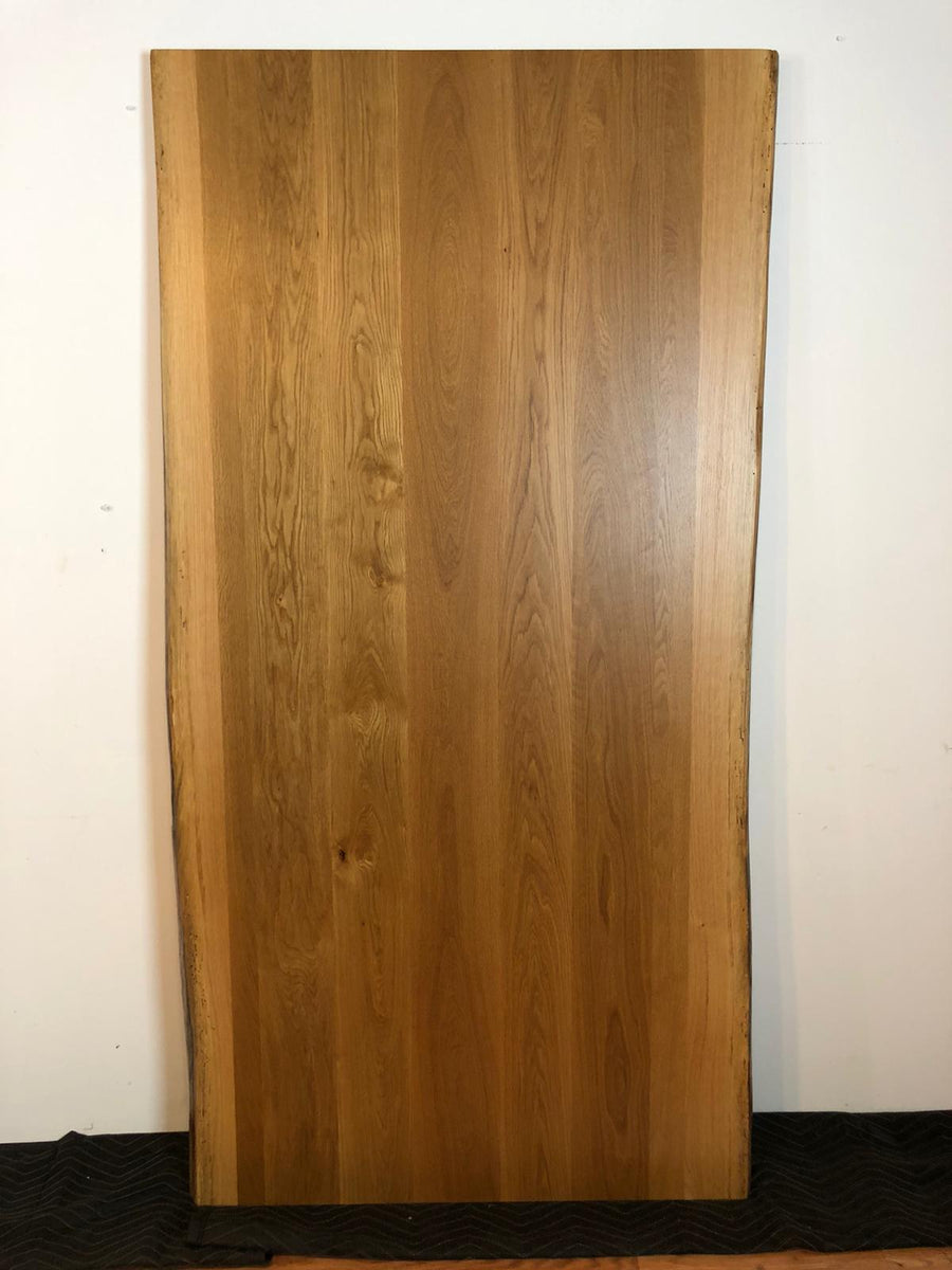 Live edge white oak wood dining table top 84" RHome Furniture