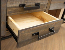 Loft Brown Desk 5-Drawer