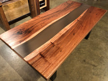 Live edge acacia coffee table top with clear epoxy 48" x 24"