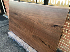 Live edge walnut bookmatch wood slab 60x36