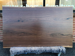 Live edge walnut bookmatch wood slab 60x36
