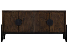 Moka Solid Mango Wood Sideboard | Modern Wood Credenza & Storage Cabinet