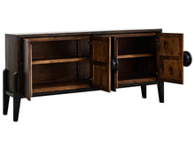 Moka Solid Mango Wood Sideboard | Modern Wood Credenza & Storage Cabinet