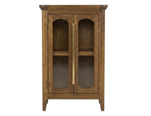 Brava 2-Door Solid Wood Glass Display Cabinet | Tall Storage & China Cabinet