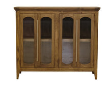 Brava Solid Wood Glass Display Cabinet | Dining Room Storage & China Cabinet