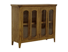 Brava Solid Wood Glass Display Cabinet | Dining Room Storage & China Cabinet