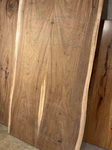 Live edge acacia wood slab 40-42" wide X 79" long AC-26