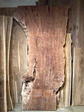 Live edge longan wood slab dining table top 27-41" wide X 79" long L4