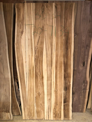 Unfinished Live Edge Wood Slab Table Top – Custom Sizes & Stains Available 71