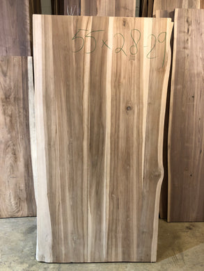 Unfinished Live Edge Wood Slab Table Top – Custom Sizes & Stains Available 55