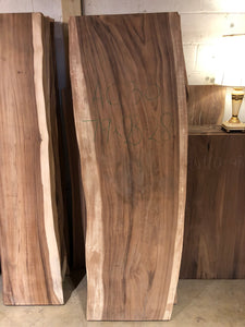 Live edge acacia wood slab desk top 23-28" wide X 79" long AC30