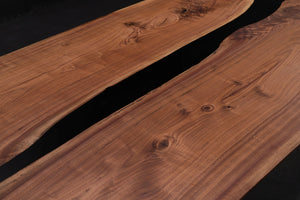 Live Edge Dining Table Top, Black Epoxy | Epoxy Dining Table Top | Live Edge Table Top | Epoxy River Dining Table Top | Live Edge Epoxy Resin Dining Table Top 96" x 42"