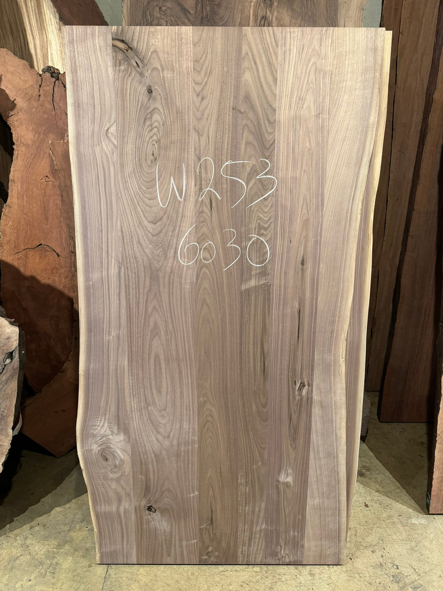 Unfinished Live Edge Wood Slab Table Top – DIY or Custom Finished, Rus ...