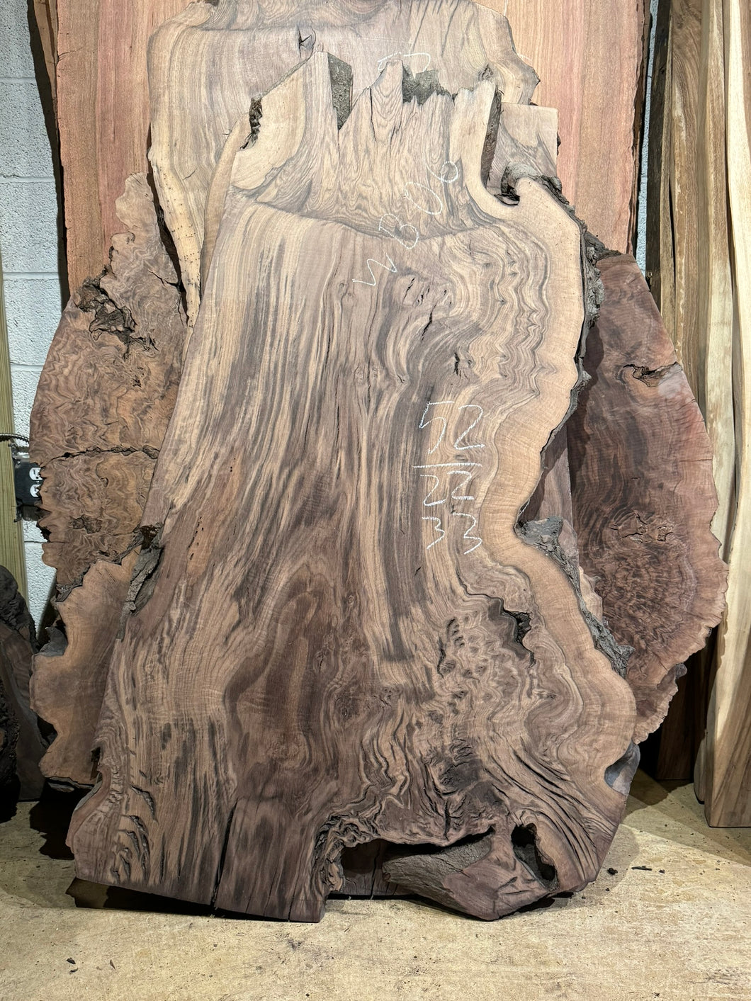 Solid Burl Wood 52