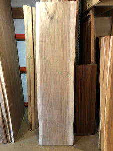 Live edge acacia wood slab 24-26" wide X 99" long AC-23