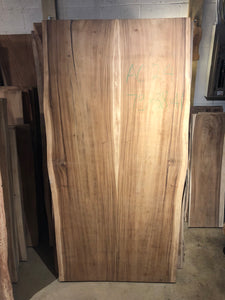Live edge acacia wood slab 38-41" wide X 79" long AC-24