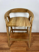 Kyoto Solid Teak Counter Stool | Modern Counter Height Chair | Scandinavian & Japandi Design
