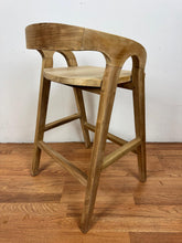 Kyoto Solid Teak Counter Stool | Modern Counter Height Chair | Scandinavian & Japandi Design