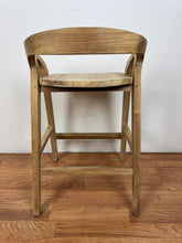 Kyoto Solid Teak Counter Stool | Modern Counter Height Chair | Scandinavian & Japandi Design