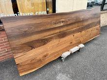 120" Live Edge Walnut Wood Slab Dining Table Top | Solid Black Walnut | Custom Dining Table | Alexandria VA W224-12040