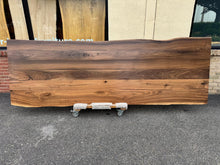 120" Live Edge Walnut Wood Slab Dining Table Top | Solid Black Walnut | Custom Dining Table | Alexandria VA W224-12040
