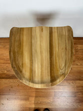 Oslo Solid Teak Saddle Counter Stool | Handcrafted Wooden Kitchen Island Stool | Scandinavian Design