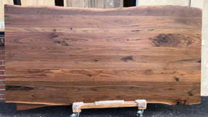 w129-8443 Live edge walnut wood dining table top 84" x 43"