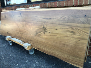 W190-8424 Live edge walnut wood for dining or bar table top 84x24