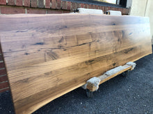 W191-8425 Live edge walnut wood for dining or bar table top 84x25