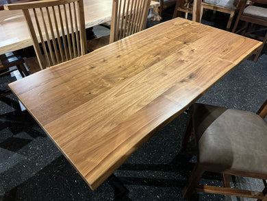 live edge walnut wood slab dining table top rectangular