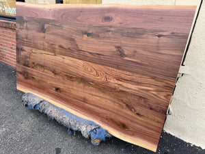 Live edge walnut wood slab for dining table top 72" x 42" WN001-7242