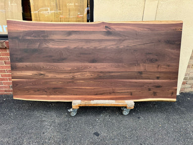 Live edge walnut wood slab for dining table top 84