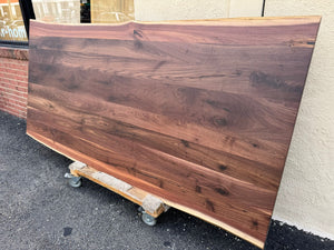 Live edge walnut wood slab for dining table top 84" x 40" WN002-8440