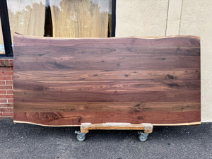 Live edge walnut wood slab for dining table top 84" x 40" WN003-8440
