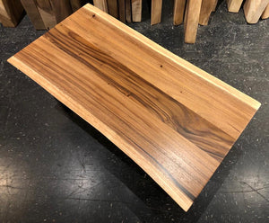 Live edge acacia wood coffee table 46" wide x 23-24" depth