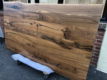W182-7241 Live edge walnut dining table top