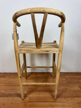 Wishbone Solid Teak Counter Stool | Scandinavian Counter Height Stool | Natural Wood