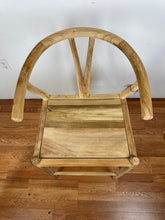 Wishbone Solid Teak Counter Stool | Scandinavian Counter Height Stool | Natural Wood