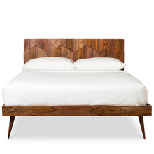 Quinn Dark Brown Platform Bed