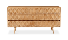 Quinn Light Golden Platform Bed