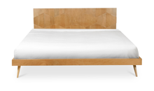 Quinn Light Golden Platform Bed