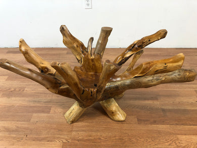Teak wood root coffee table 36 X 20 (D)