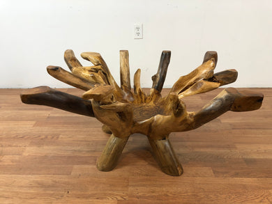 Teak wood root coffee table 36 X 24 (E)