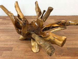 Teak wood root coffee table 36 X 20 (D)