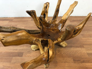 Teak wood root coffee table 36 X 20 (D)