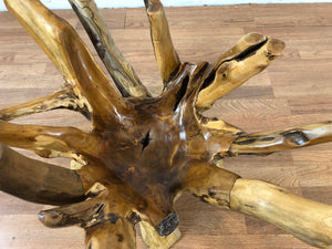 Teak wood root coffee table 36 X 20 (D)