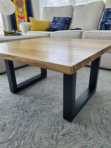 Modern contemporary wood coffee table